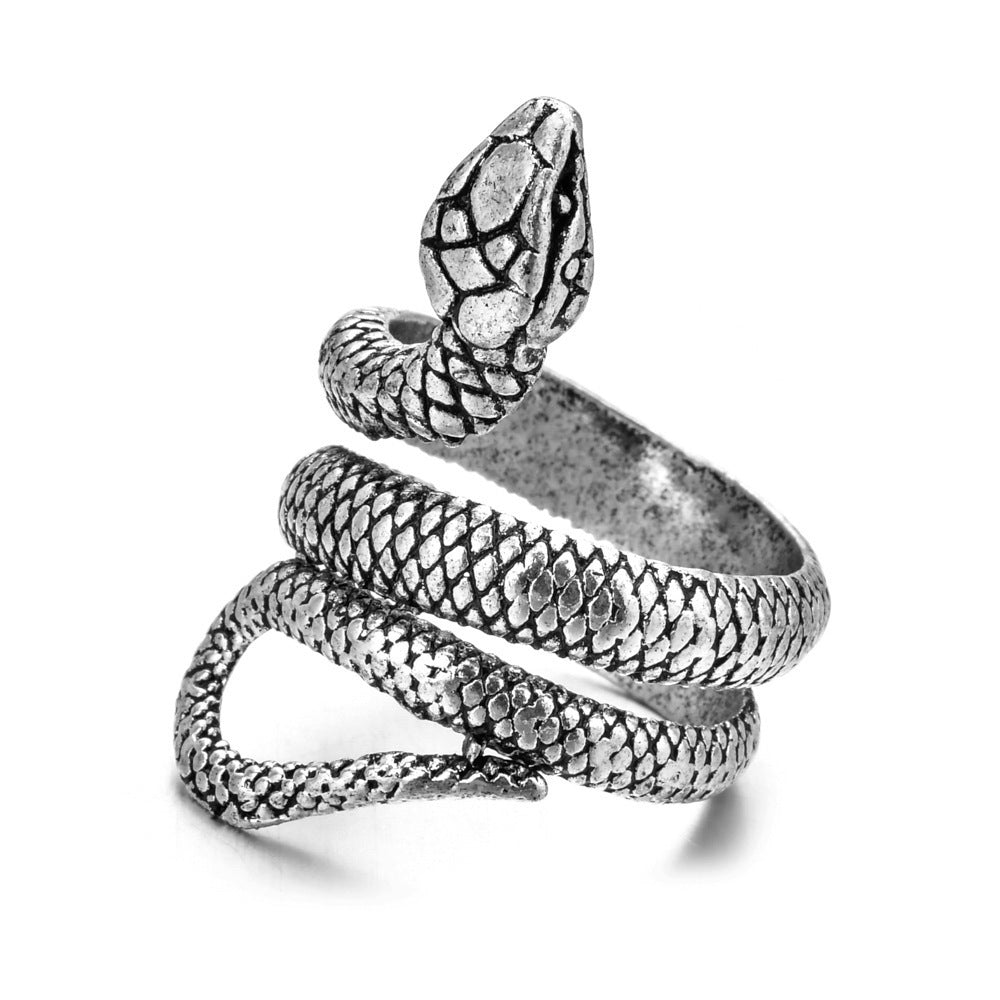 Sleek Serpent Ring