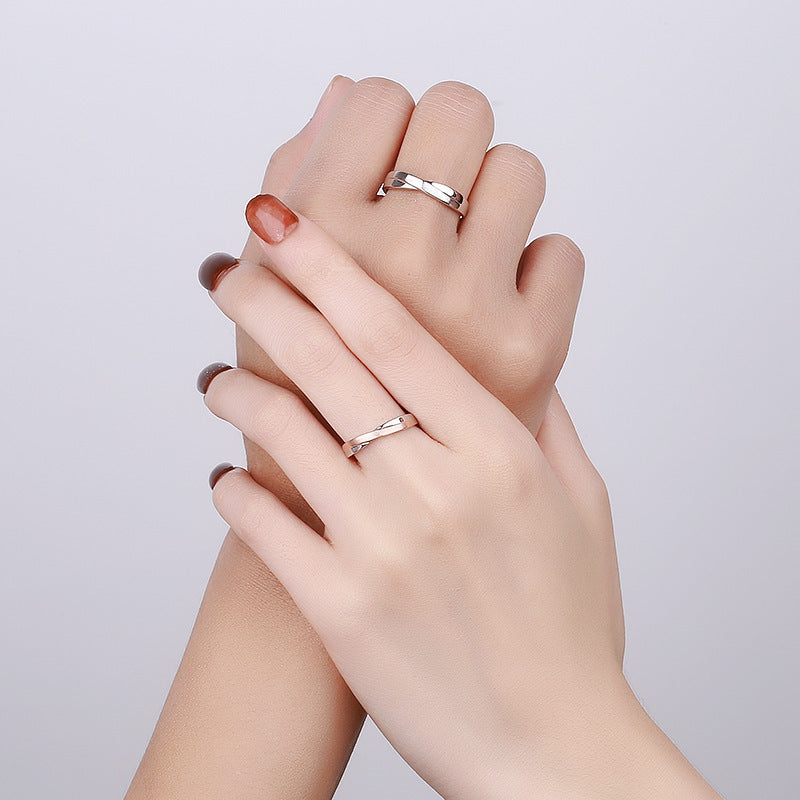 Eternal Loop – Mobius Couple Rings
