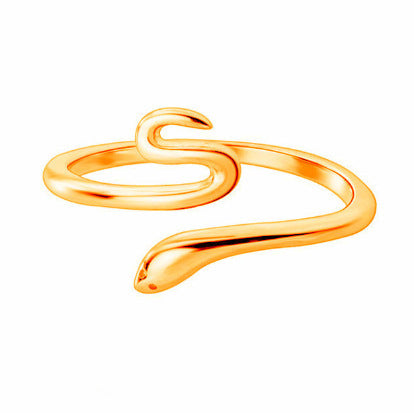 Sleek Serpent Ring