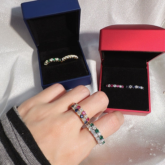 crowning Moissanite Ring