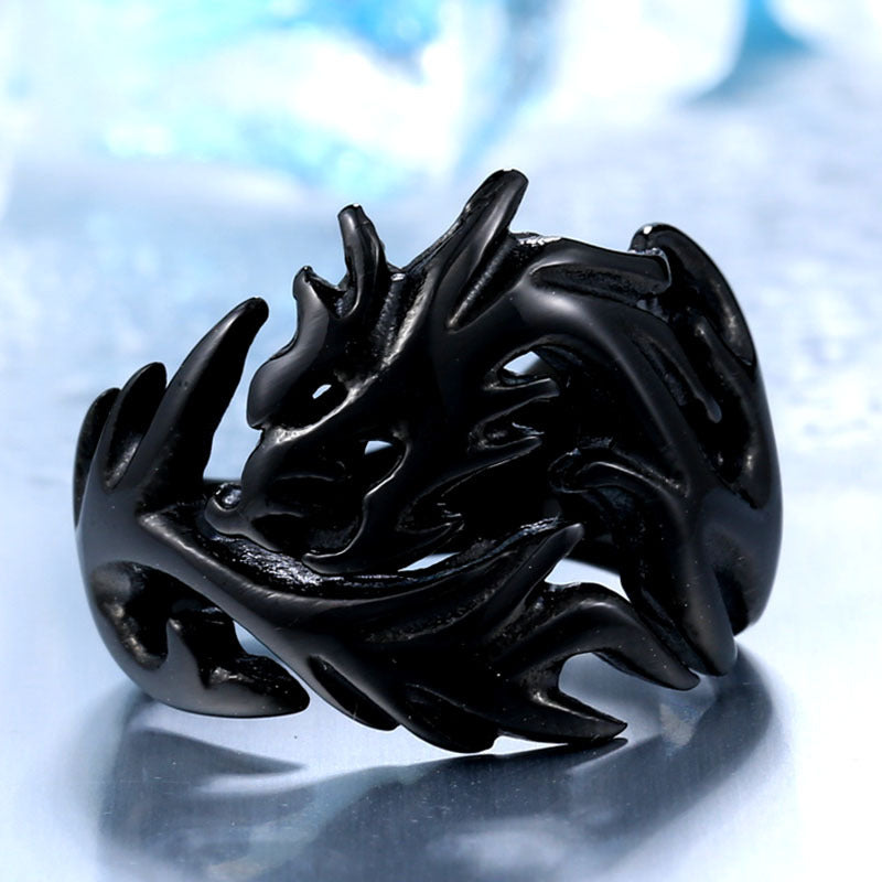 Dragonfire Contour Ring