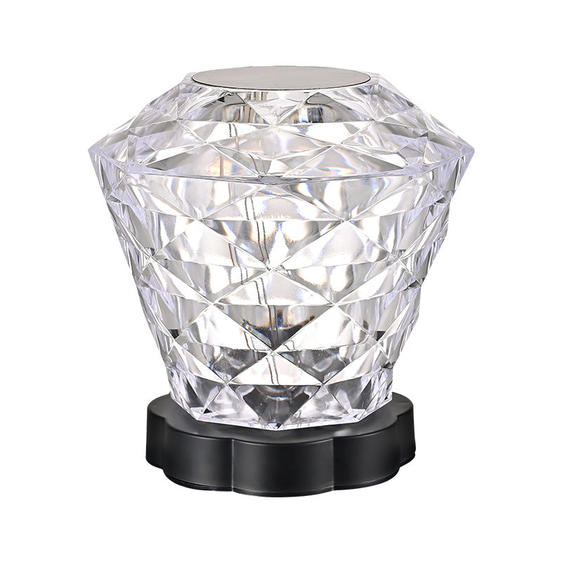 Rose Crystal Lamp