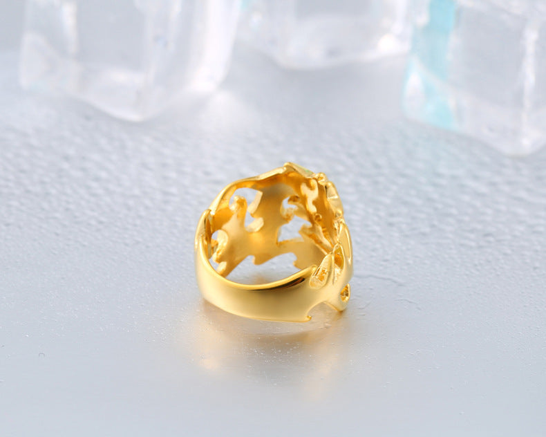 Dragonfire Contour Ring