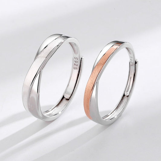 Eternal Loop – Mobius Couple Rings