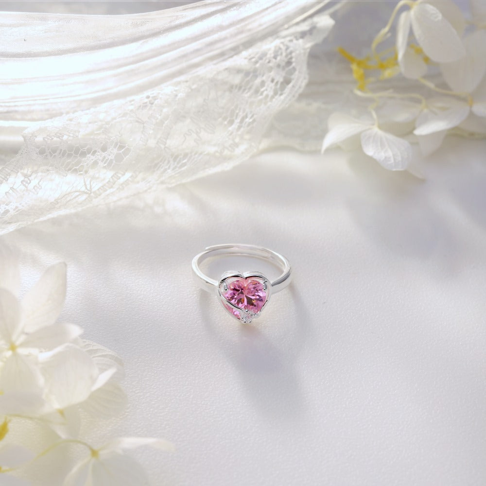 Blush Heart Radiance Ring