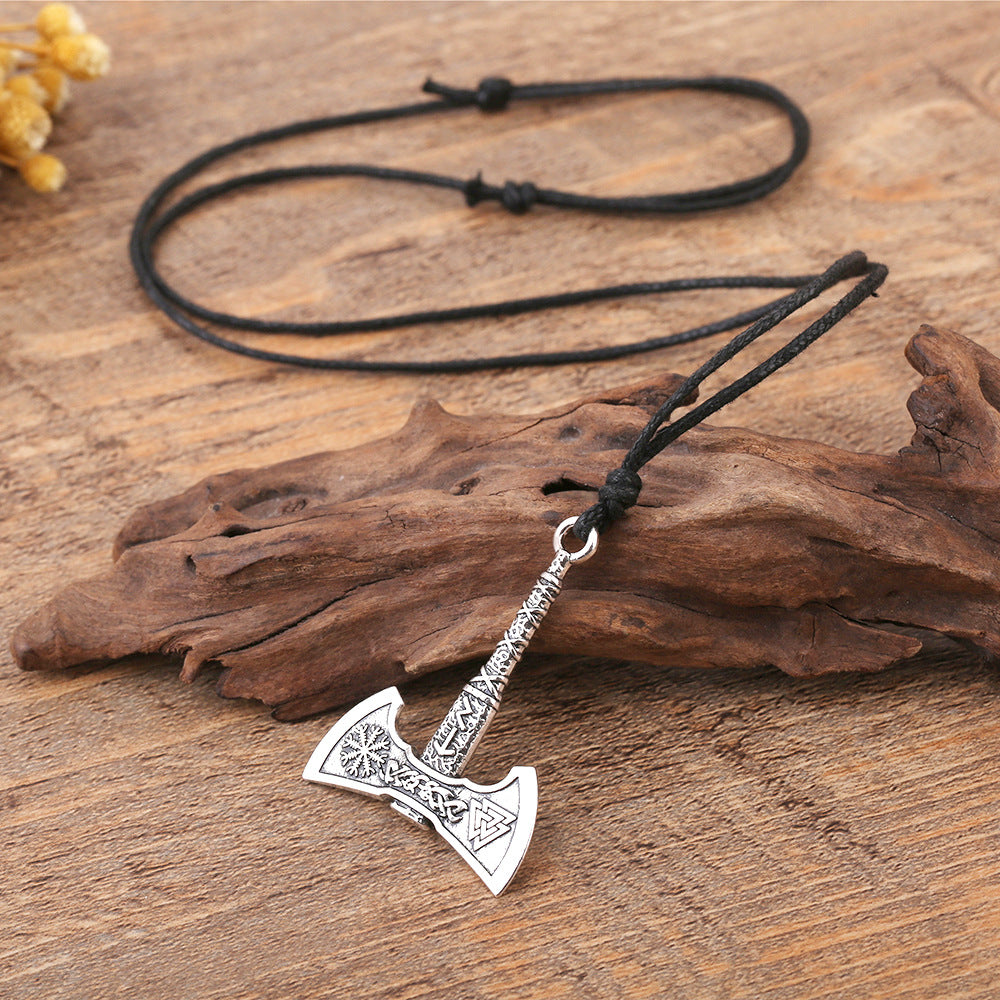 din’s Heritage Axe Pendant Necklace
