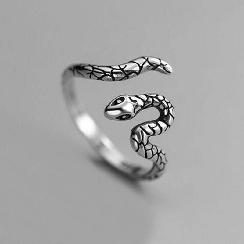 Sleek Serpent Ring
