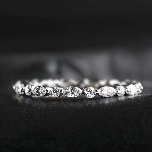 Marquise Glow Eternity Ring