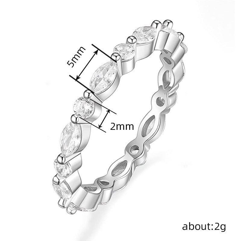 Marquise Glow Eternity Ring